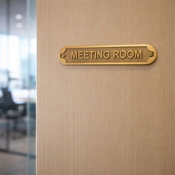 Brass Plaque With Customization, 2 of 7