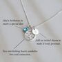 Personalised Anniversary Gift, Love Necklace, Sterling Silver, thumbnail 4 of 11