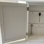 White Wooden Key Box Cabinet Wall Mounted Freestanding, thumbnail 10 of 11
