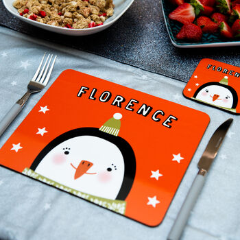 Christmas Placemat With Penguin, 3 of 7