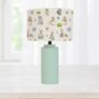 Bunny Family Lampshade, Vintage Linen, thumbnail 2 of 2