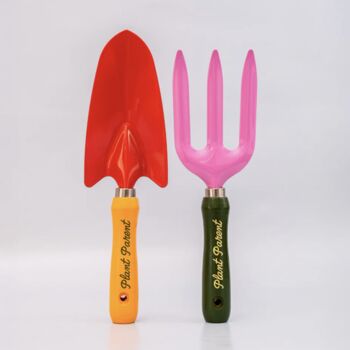Cute Colour Block Garden Tool Set, 2 of 4