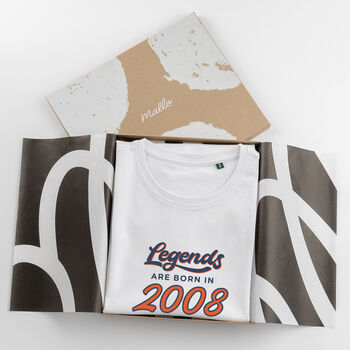 'Legends Are Born In' 16th Birthday T Shirt, 2 of 6
