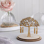 Personalised Wooden Family Tree Dome Decoration, thumbnail 2 of 3