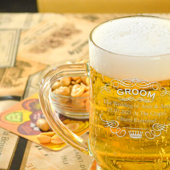 Personalised Tankard For The Groom, 3 of 3