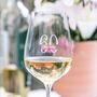 Personalised Name And Year Wine Glass, thumbnail 1 of 6