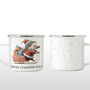 Hedgehog On A Sleigh Christmas Mug, thumbnail 2 of 5