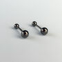 Sterling Silver Simple Ball Screw Back Stud Earrings, thumbnail 4 of 7