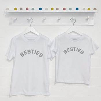 Besties Sibling / Kids T Shirt Set, 6 of 6