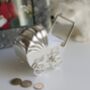 Personalised Silver Plated Pram Money Box, thumbnail 2 of 4