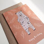 Terracotta Bear Children's Birthday Card, thumbnail 1 of 5