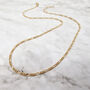 Gold Vermeil Plated Tie The Knot Wedding Necklace, thumbnail 4 of 5
