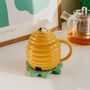 Honey Pot Bee Cottagecore Beehive Xl Ceramic Mug, thumbnail 1 of 3
