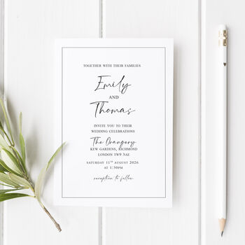 Love Is This Wedding Invitations Set Of 10, 4 of 4