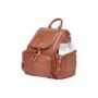 Amber Midi Tan Leather Backpack, thumbnail 8 of 10