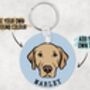 Personalised Labrador Keychain, thumbnail 3 of 6