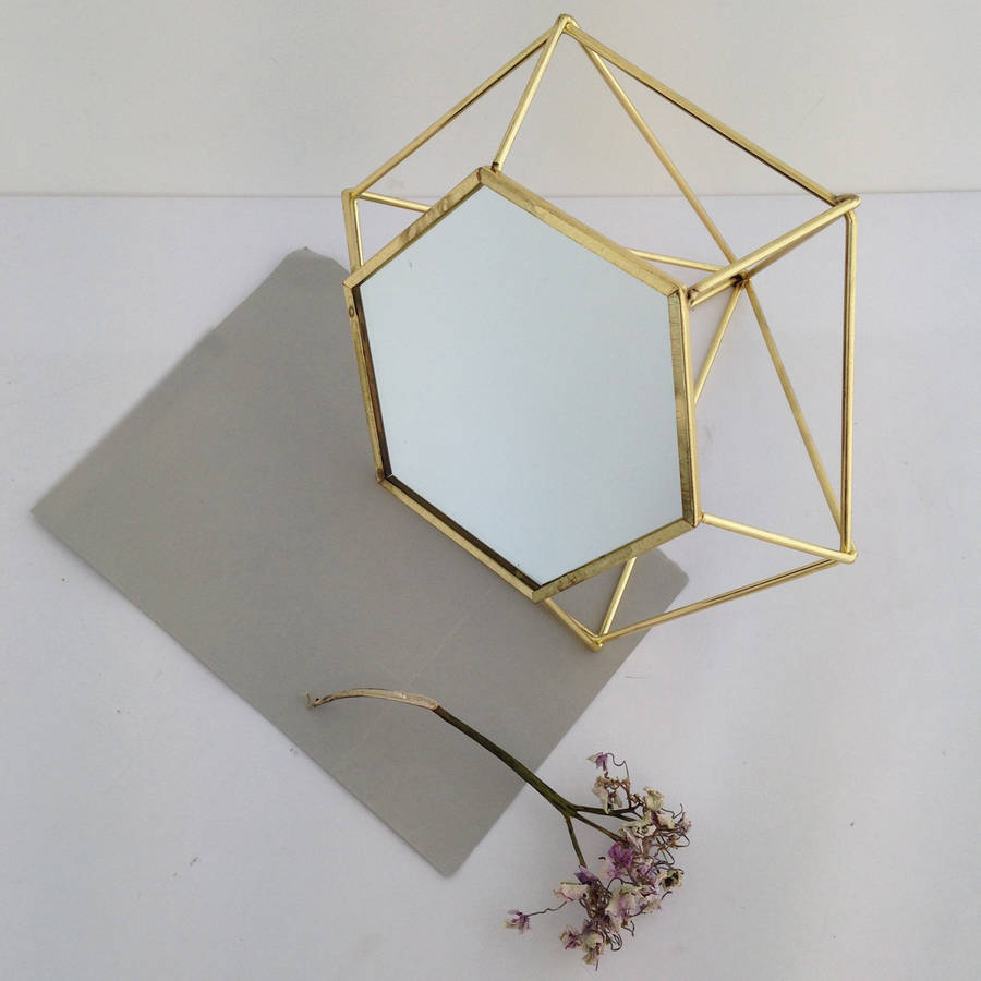 Black Geometric Standing Mirror By Posh Totty Designs Interiors