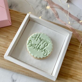 Birthday Letterbox Personalised Vanilla Cookie, 4 of 12