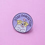 Stay Pawsitive Puppy Enamel Pin Badge, thumbnail 1 of 5