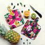 Heatproof Retro Mini Kitchen Board Floral Vivid Blooms, thumbnail 6 of 6