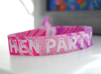 Hen Party Rose Gold Festival Wristbands, 4 of 9