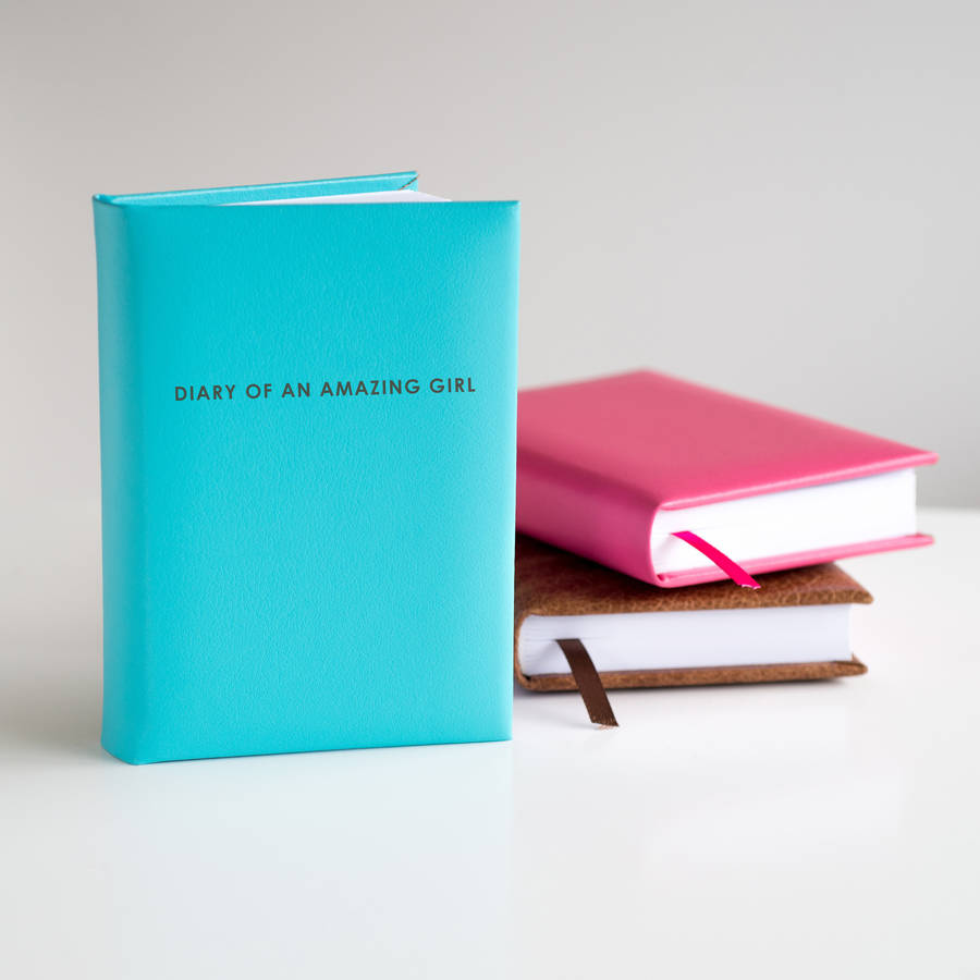 Personalised Leather A6 Five Year Diary By Oh So Cherished