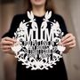 Mother's Day 'Mum' Paper Cut, thumbnail 2 of 4