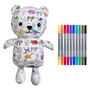 Colour In Dinosaur Artie Bear + 10 Pens Colouring Kit, thumbnail 7 of 9