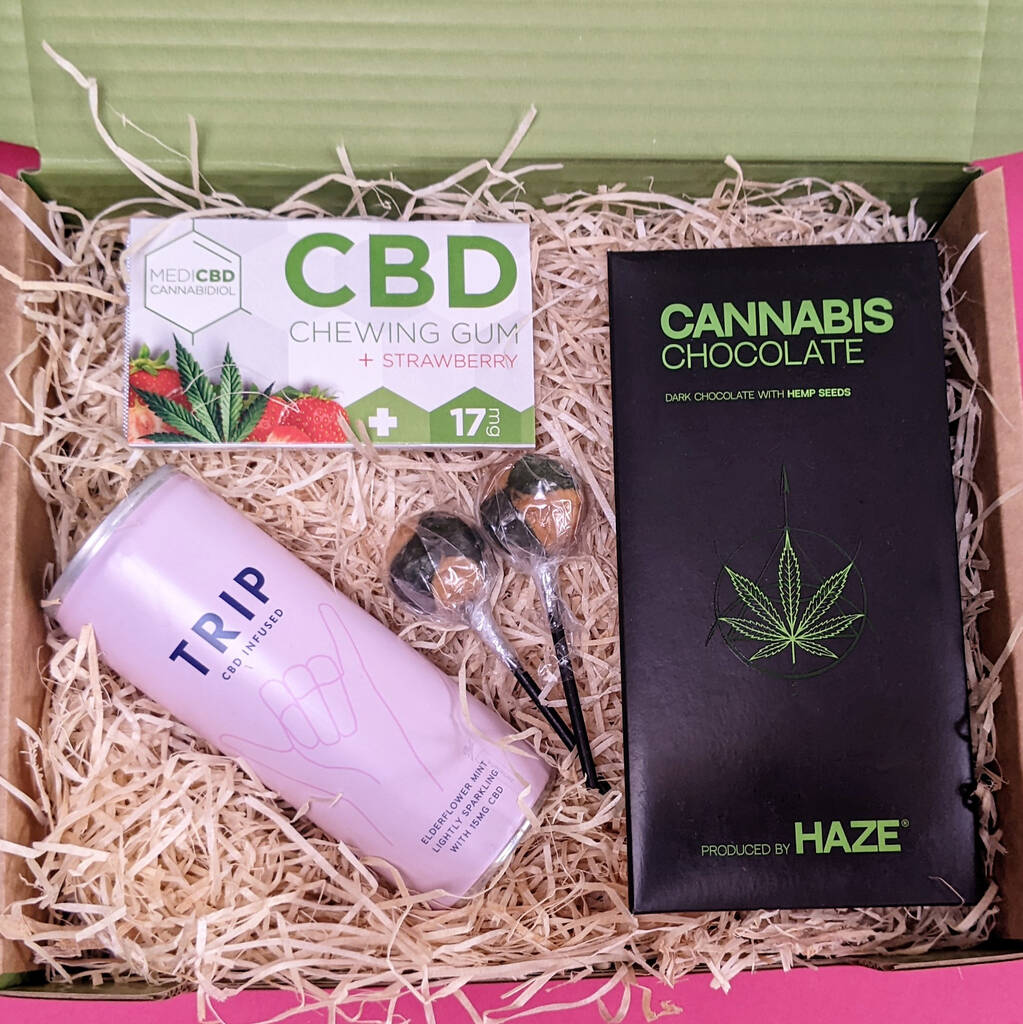 Personalised Cbd Food And Drink Gift Set By MixPixie