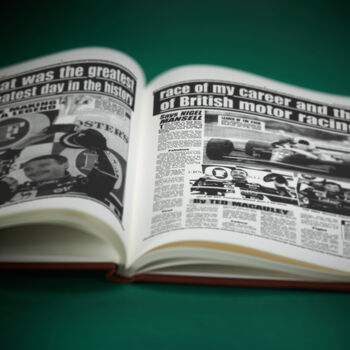 Formula One Personalised UK Sports Gift Newspaper Book, 6 of 12
