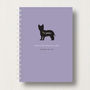 Personalised Westie Lover's Journal Or Notebook, thumbnail 1 of 7