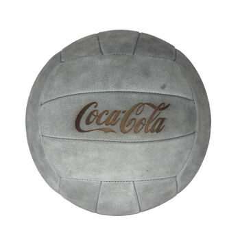 Personalised Engraved Hand Sewn Suede Leather Football Ball Size Five, 5 of 12