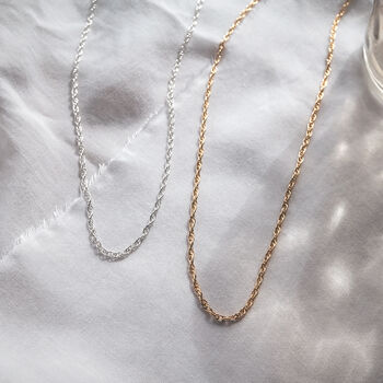 14k Gold Filled Rope Chain Necklace, 4 of 6