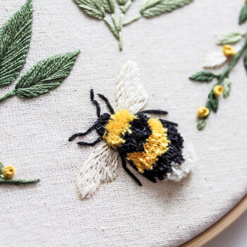 Bee Hand Embroidery Kit, 5 of 5