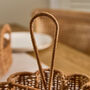 Scalloped Wicker Cutlery Basket, thumbnail 5 of 5