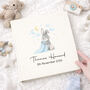Personalised Photo Album – Sleepy Bunny New Baby, thumbnail 2 of 3