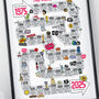 50th Birthday Personalised Print ‘Road To 50’, thumbnail 5 of 10