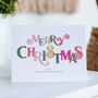 Merry Christmas Personalised Card Pack, thumbnail 1 of 4