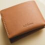 Handmade Leather Bi Fold Wallet, thumbnail 7 of 8
