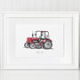 Personalised Tractor Art Print, thumbnail 1 of 5