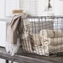 Wire Storage Basket With Open Handle, thumbnail 1 of 2