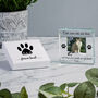 Personalised Paw Prints Glass Token Gift Boxed, thumbnail 1 of 4