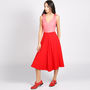 Bonbon 50s Style Dress Red Pink, thumbnail 4 of 5