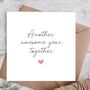 Husband / Wife Anniversary Card, thumbnail 1 of 3