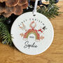 Custom Baby’s First Christmas Ceramic Ornament, thumbnail 1 of 7