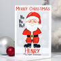 Personalised Santa Christmas Card, thumbnail 5 of 11