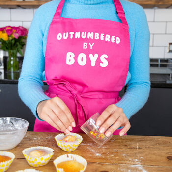 'Outnumbered By Boys' Mum Jumper Sweatshirt, 8 of 12