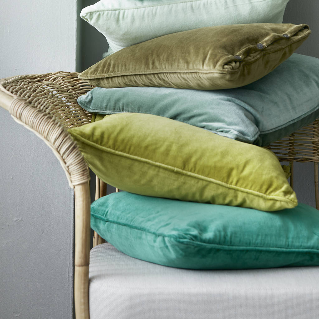Velvet Cushions By Idyll Home | notonthehighstreet.com