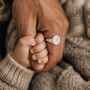 Men’s Chunky Monogrammed Signet Ring, thumbnail 1 of 8