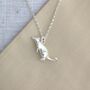 Rat Silver Necklace Personalised, thumbnail 2 of 5